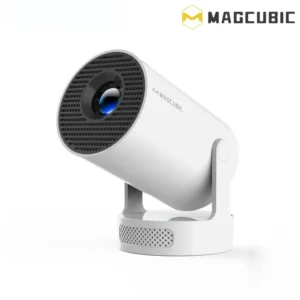 MAGCUBIC Portable Projector, 290ANSI Android 11 Portable Projector, WiFi6 BT5.4 Built-in Speaker Mini Smart Projector for Home